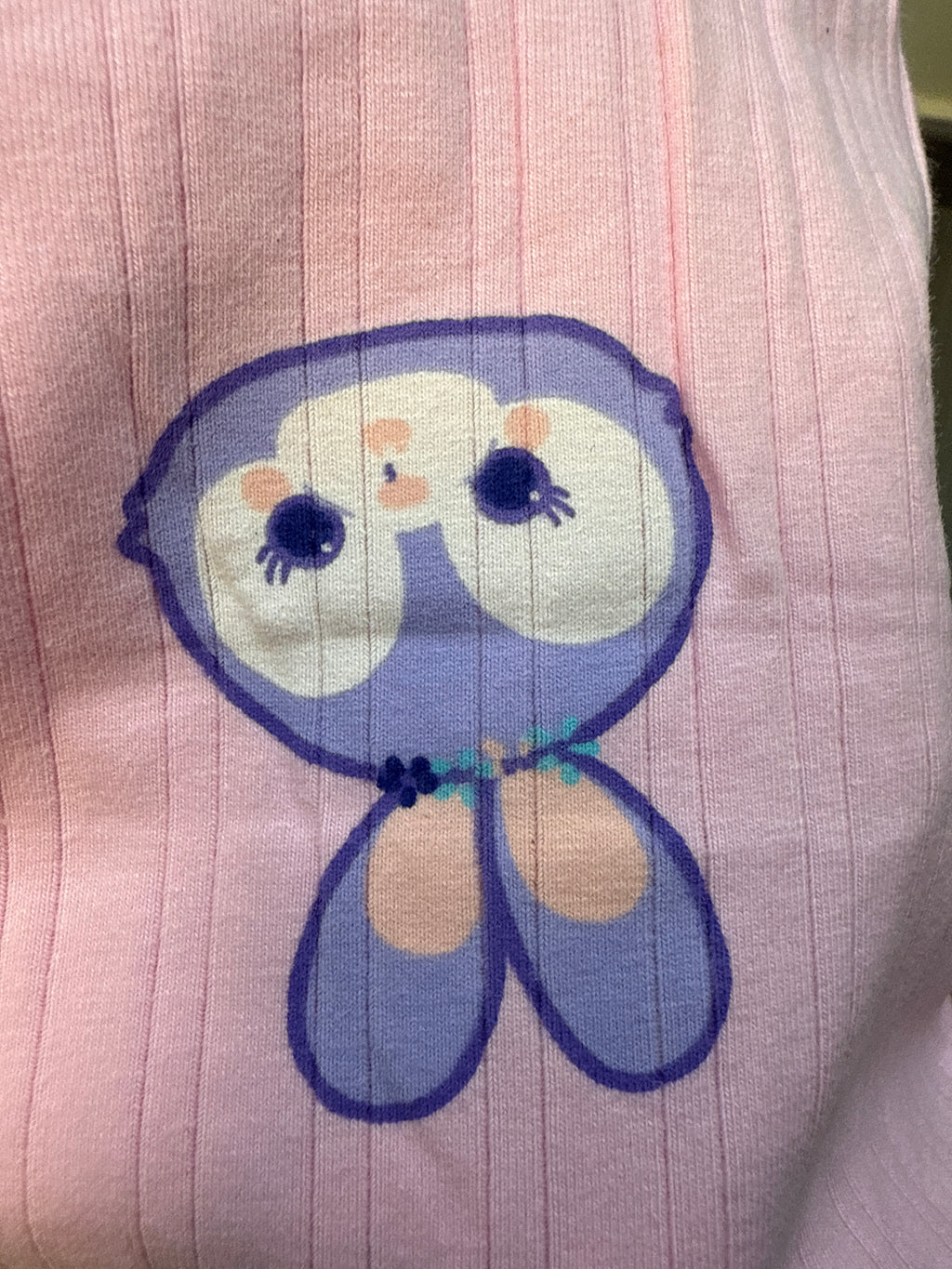 Purple rabbit pajama