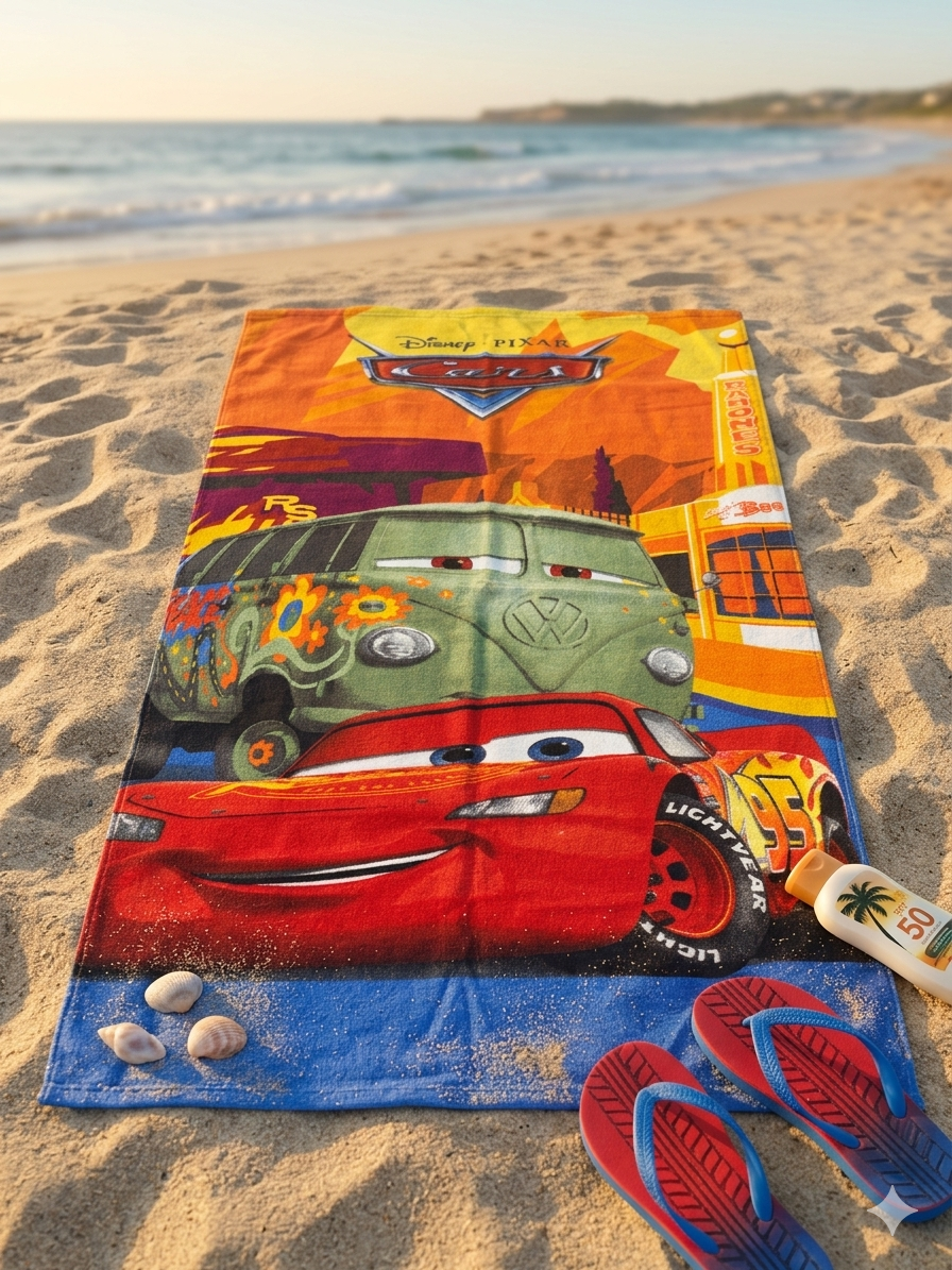 Cars Beach Towel