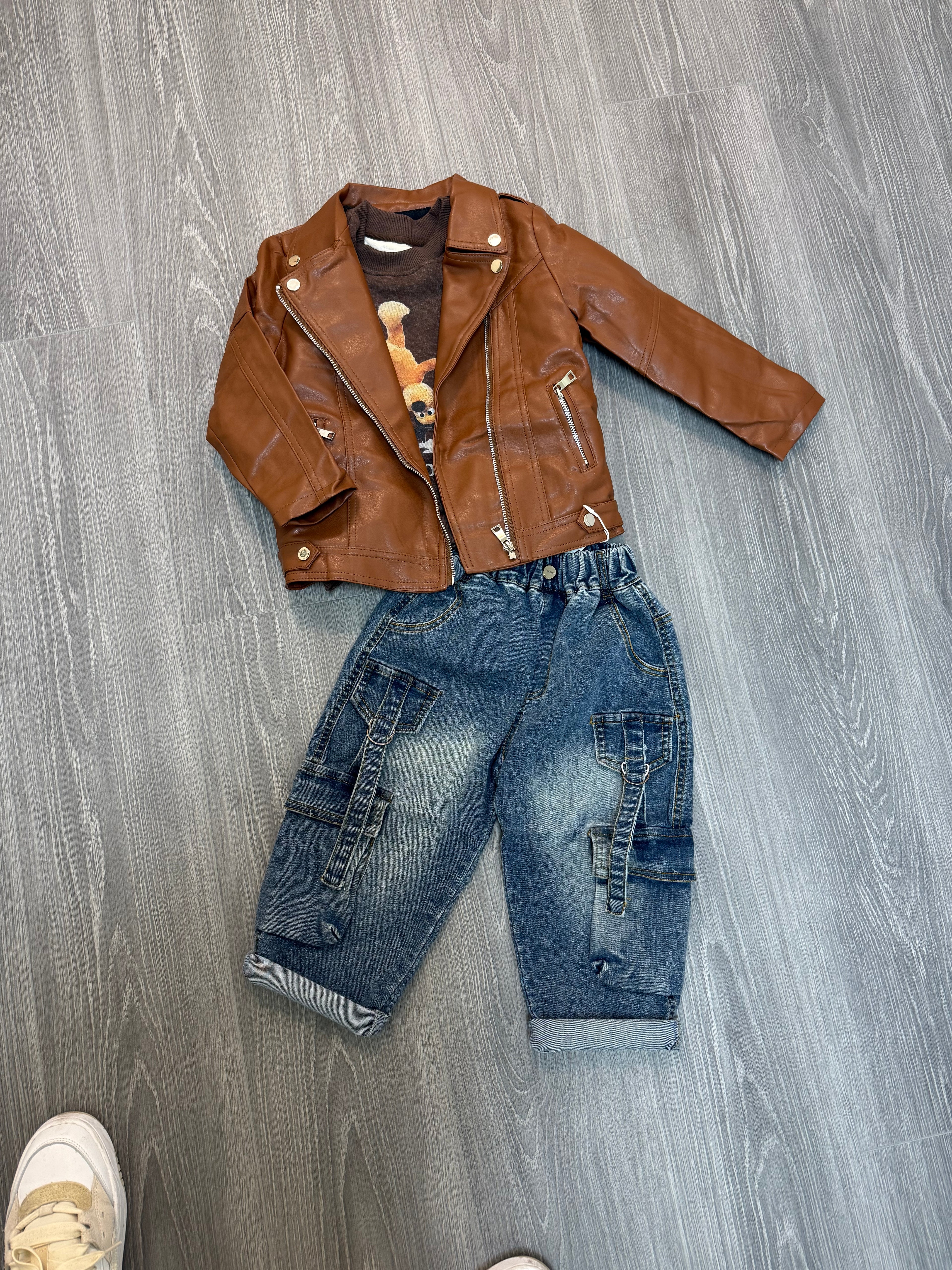 Fleeced Leather Jacket 2