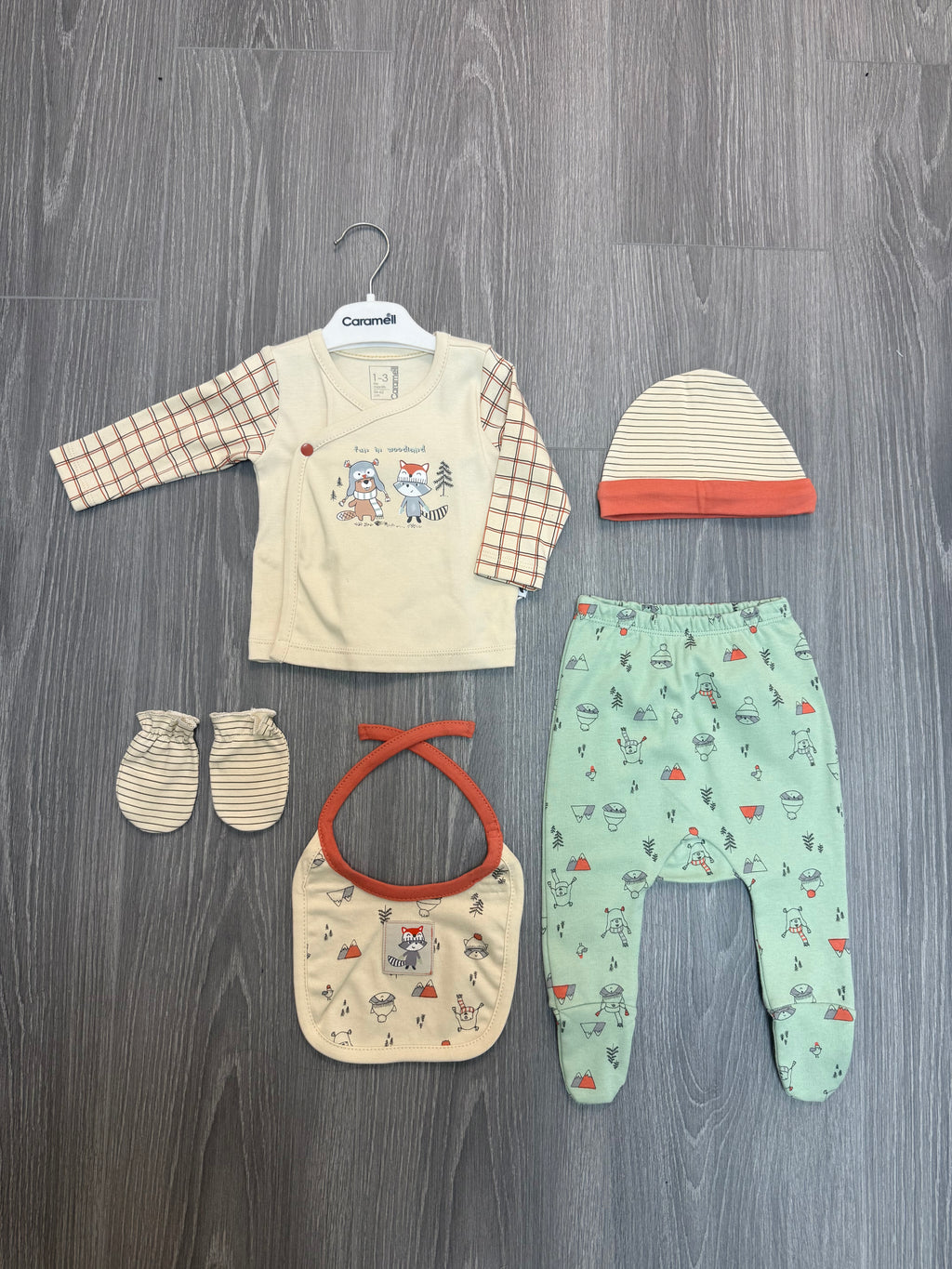 Fox newborn set 0-3 months