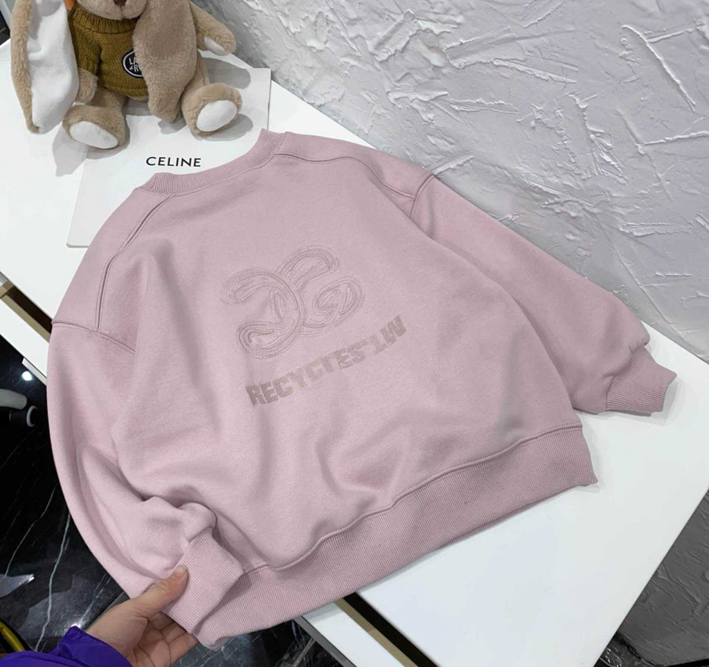 Oversized pink top 9