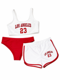 Athletic Red Swimsuit