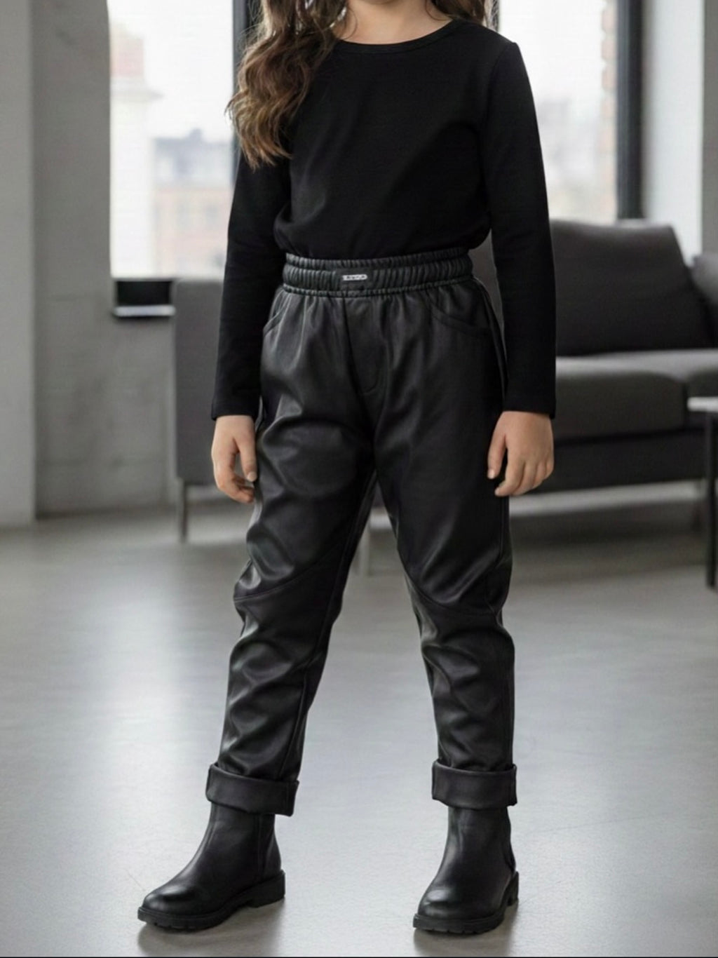 Girl Leather pants