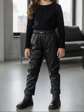 Girl Leather pants