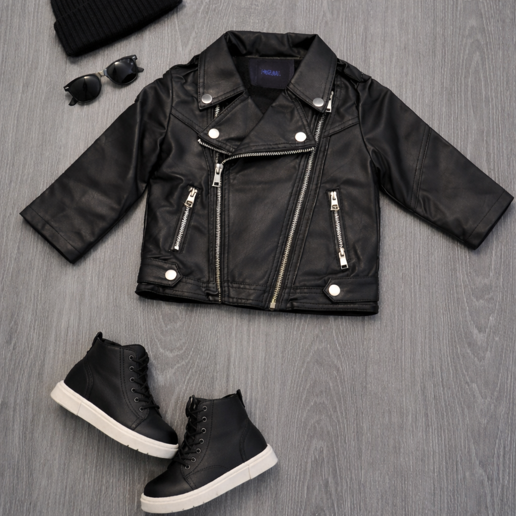 Fleeced Leather Jacket 1