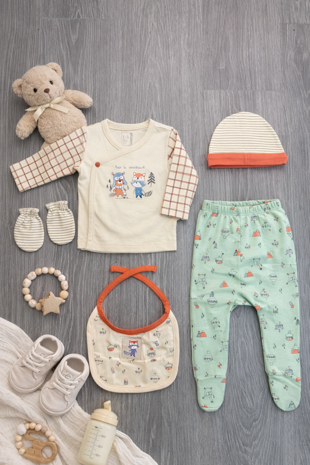 Fox newborn set 0-3 months