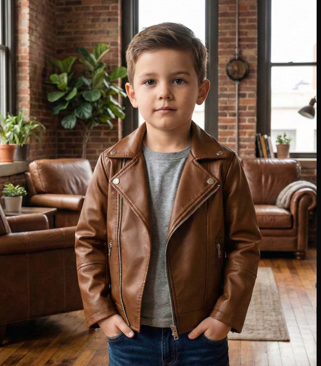 Fleeced Leather Jacket 2