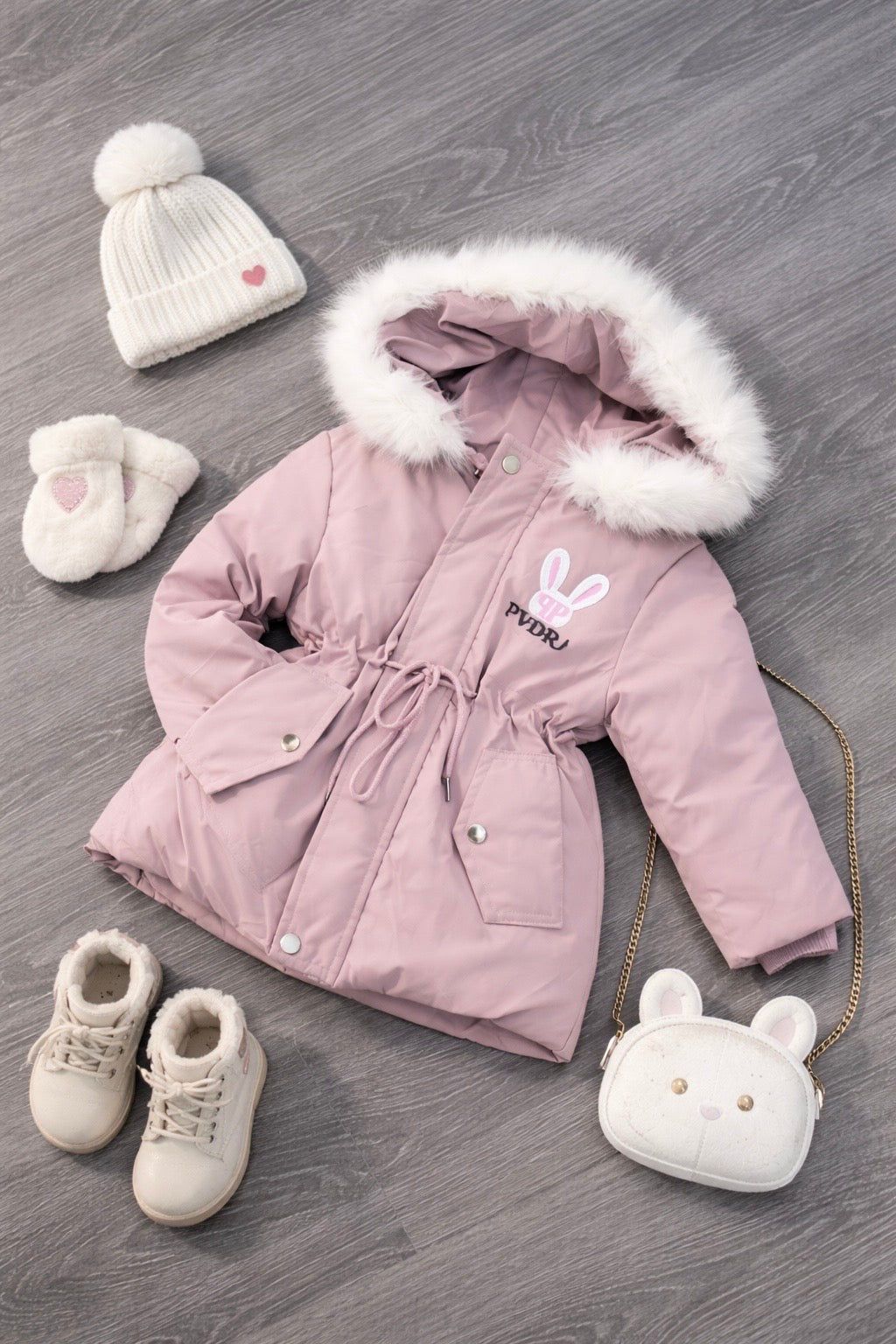 Baby pink jacket