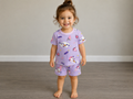 Purple rabbit pajamas