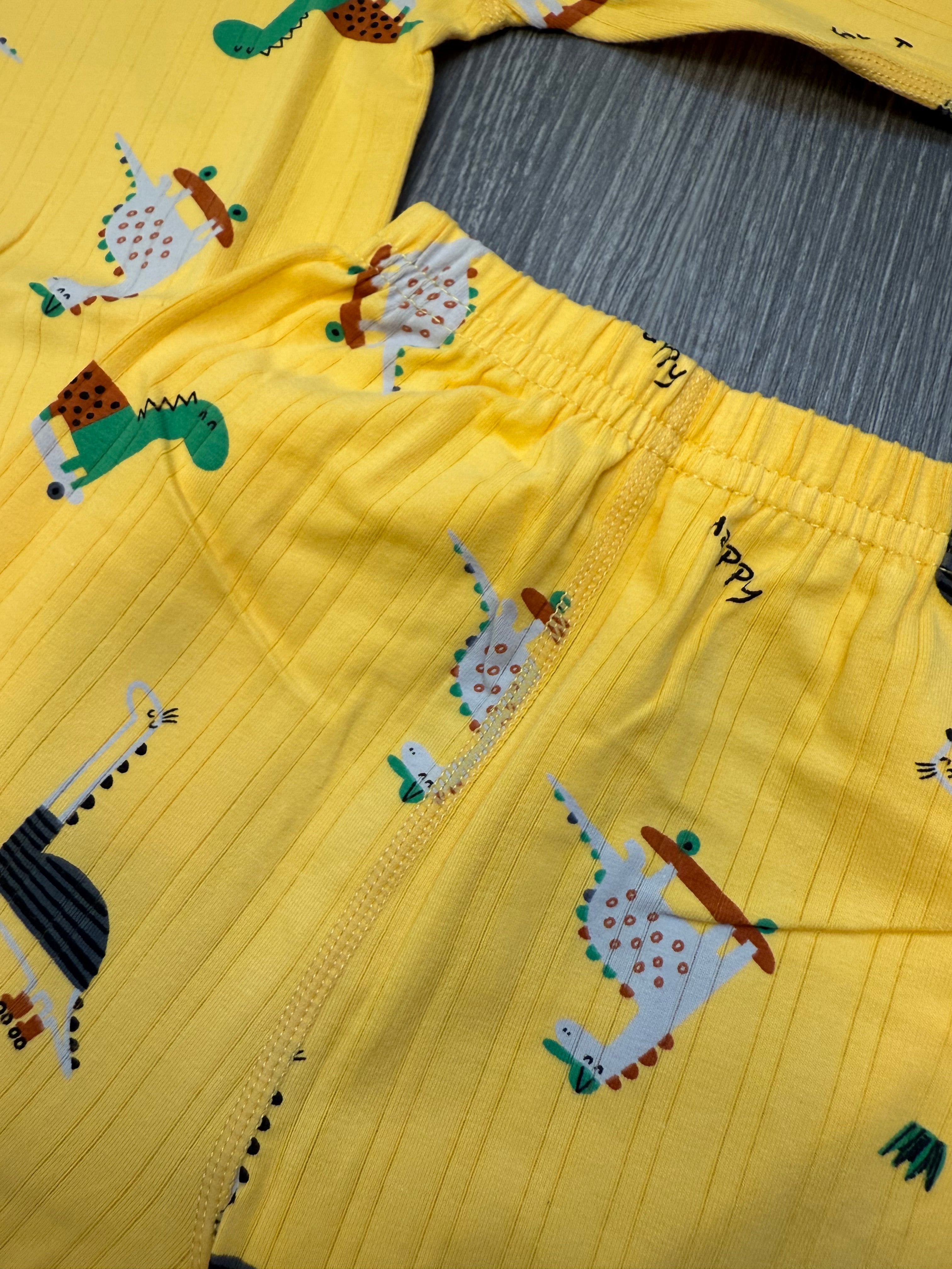 Yellow Dinosaurs Pajama