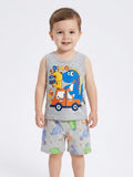 Driving Dinosaur Pajamas