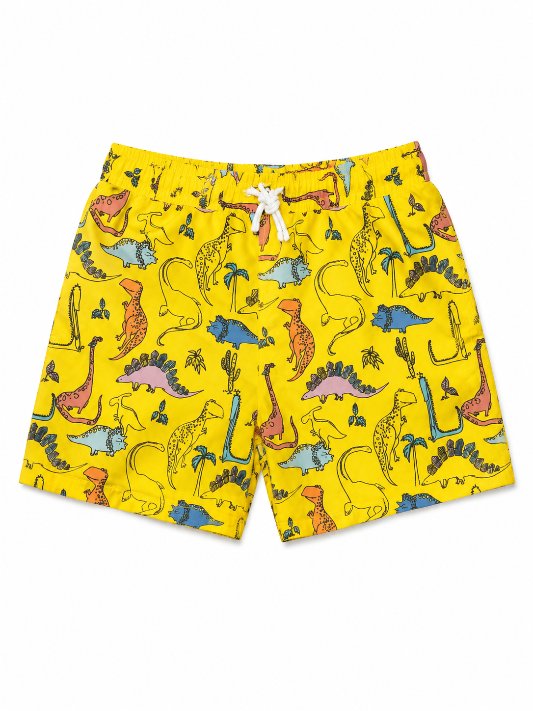 Yellow Dinosaur Swimsuit