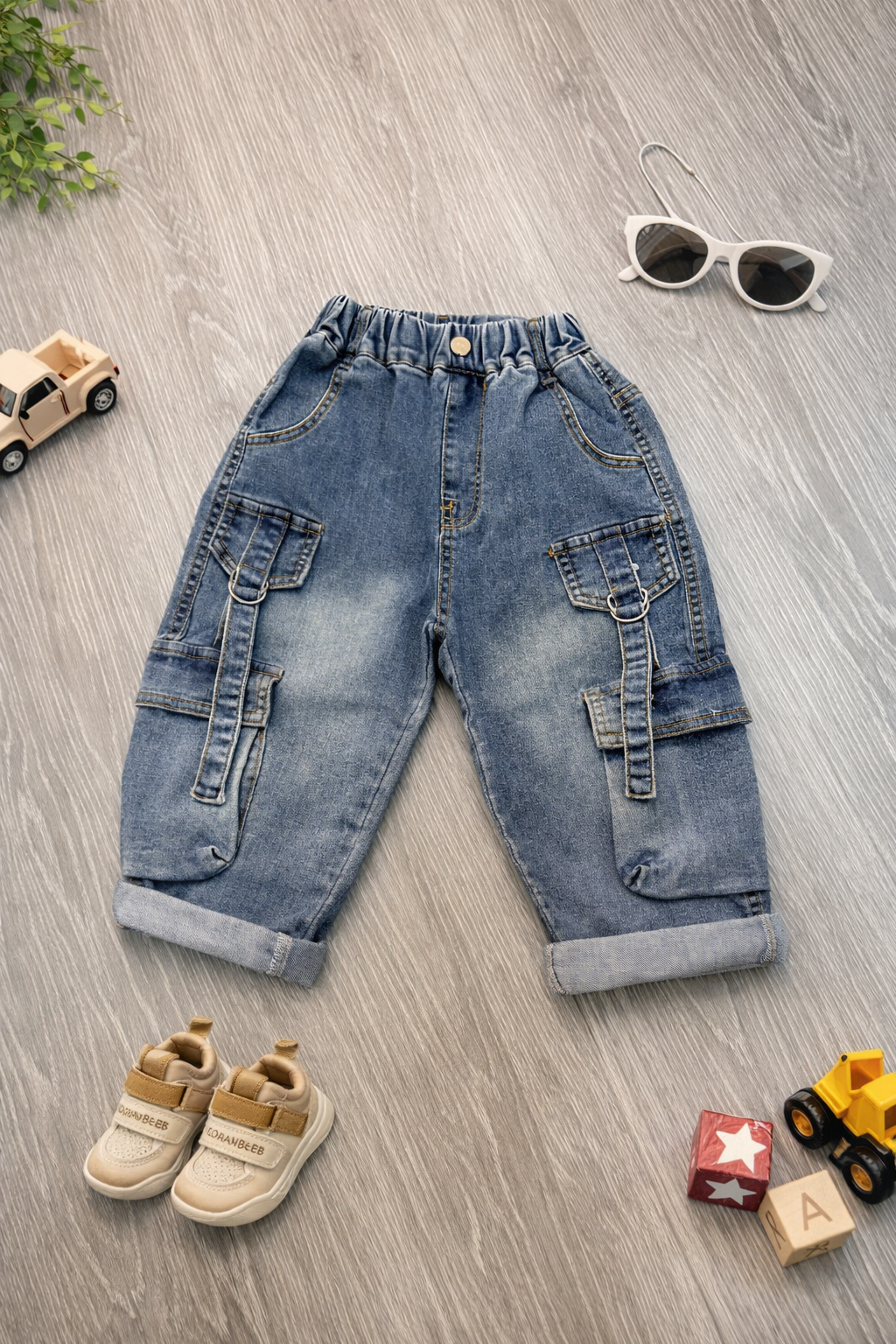 The oversized cool jeans