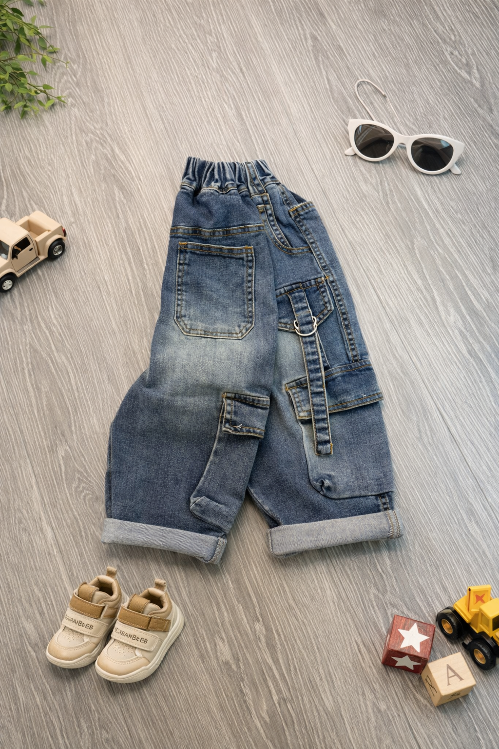 The oversized cool jeans