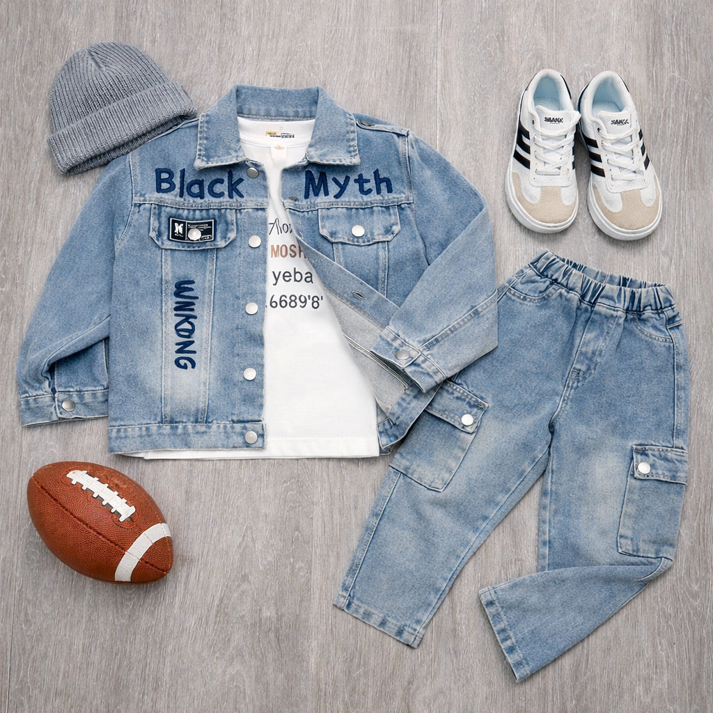 The Denim Big Boy Set