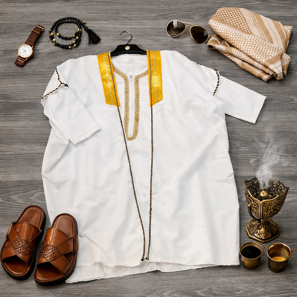 Ramadan White Abaya