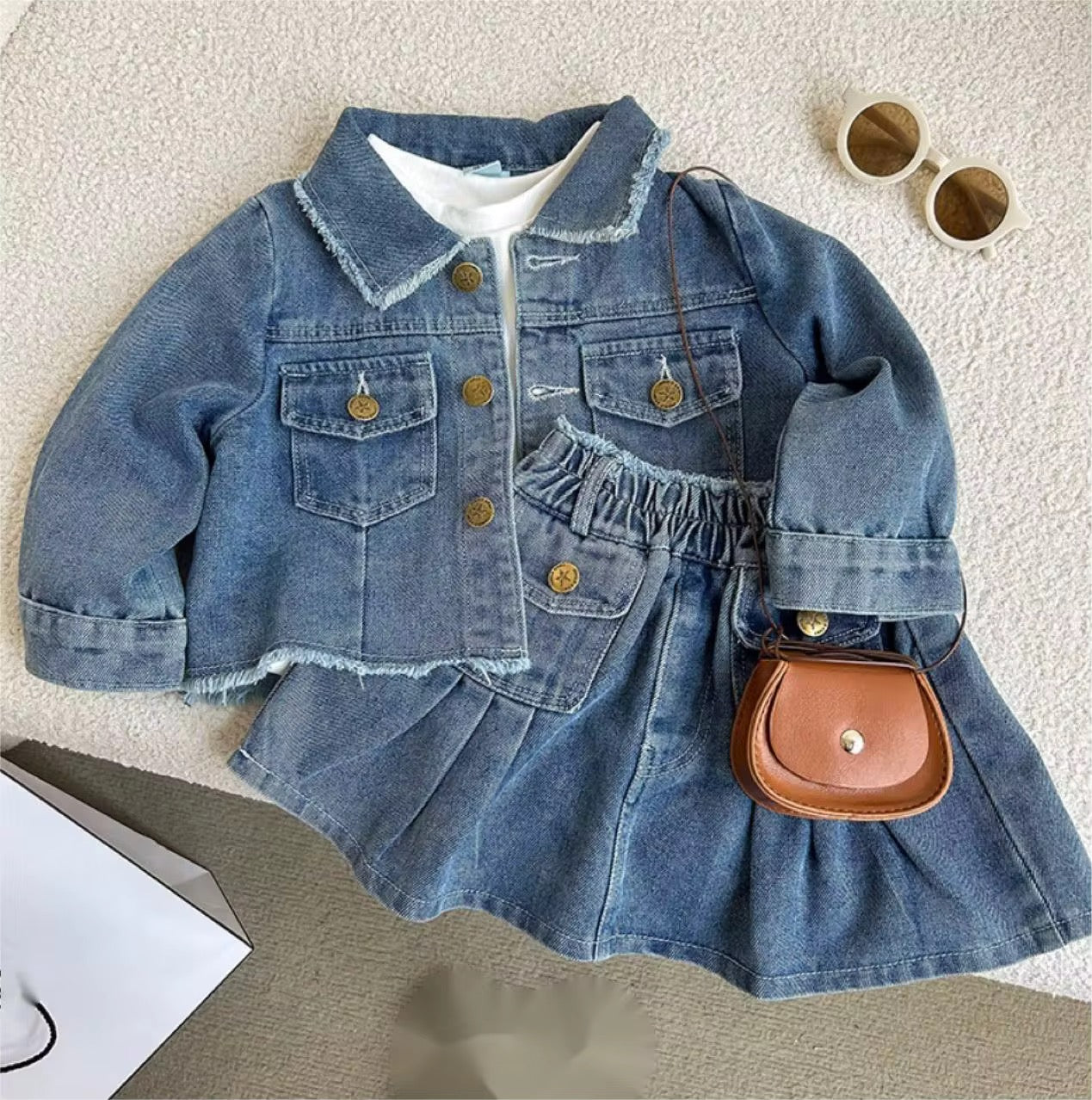The Denim Cool Girl Set
