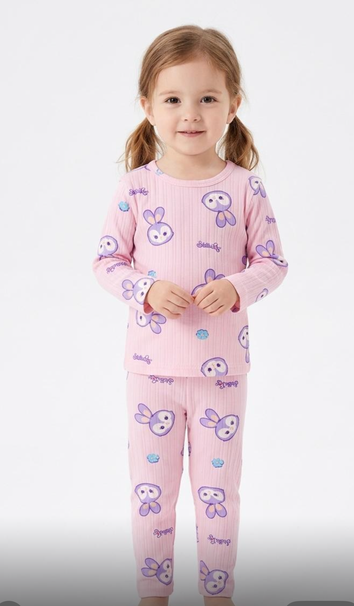 Purple rabbit pajama